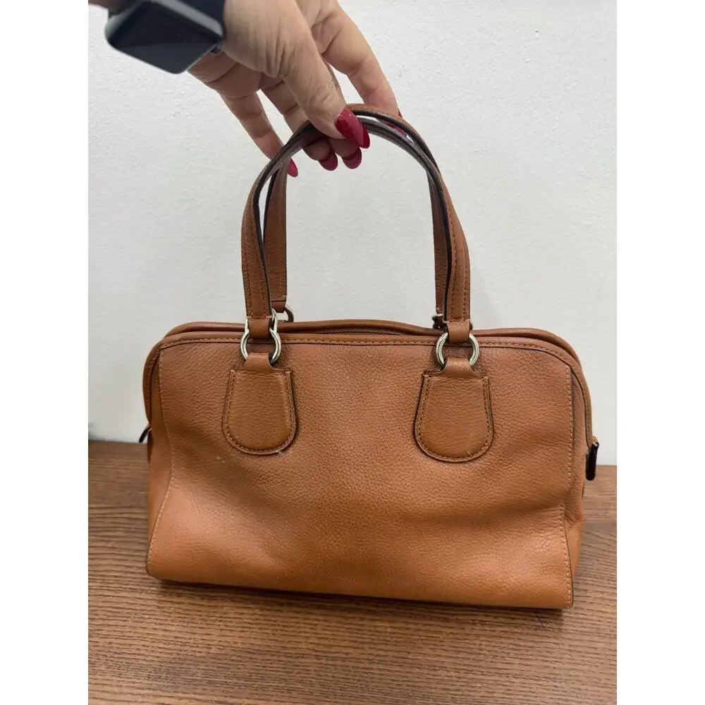 COACH Purse light Pebbled Leather Nolita 35650 Satchel (pu2000thrifty